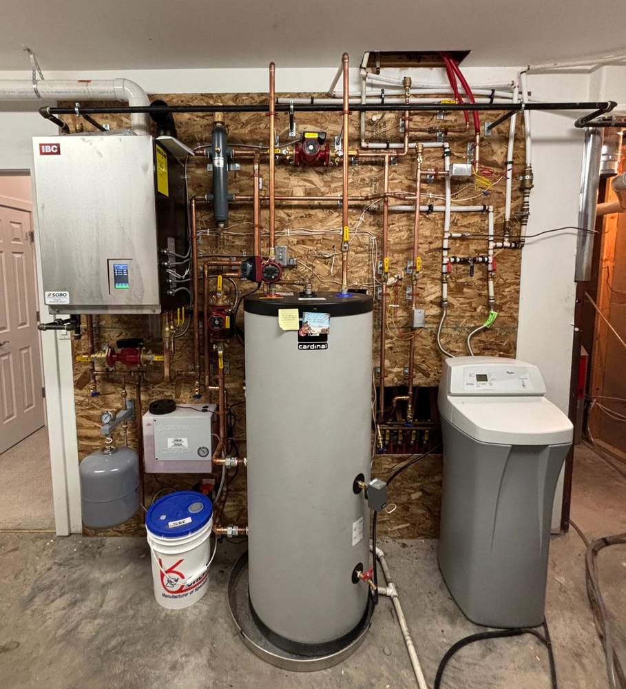 After - New Boiler installed Calgary Mount Royal area